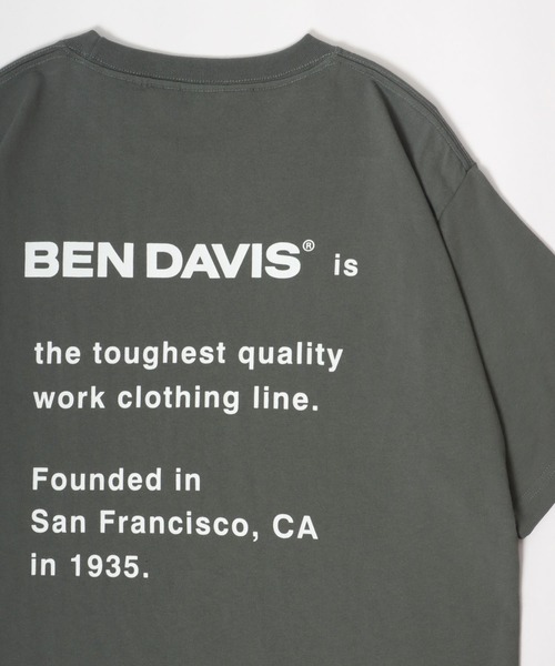 BEN DAVIS(ベンデイビス)の「BEN DAVIS/ベンデイビス ゴリラワンポイント刺繍 バックプリント 半袖Tシャツ レディース メンズ(Tシャツ/カットソー・レディース・カーキ/ブラック/ホワイト/ラベンダー・M/L/LL)」の9枚目の写真