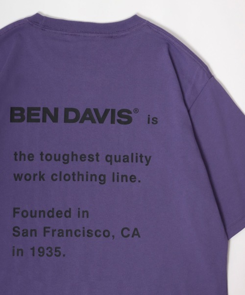 BEN DAVIS(ベンデイビス)の「BEN DAVIS/ベンデイビス ゴリラワンポイント刺繍 バックプリント 半袖Tシャツ レディース メンズ(Tシャツ/カットソー・レディース・カーキ/ブラック/ホワイト/ラベンダー・M/L/LL)」の10枚目の写真