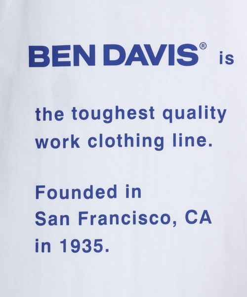 BEN DAVIS(ベンデイビス)の「BEN DAVIS/ベンデイビス ゴリラワンポイント刺繍 バックプリント 半袖Tシャツ レディース メンズ(Tシャツ/カットソー・レディース・カーキ/ブラック/ホワイト/ラベンダー・M/L/LL)」の16枚目の写真