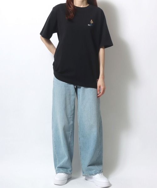 BEN DAVIS(ベンデイビス)の「BEN DAVIS/ベンデイビス ゴリラワンポイント刺繍 バックプリント 半袖Tシャツ レディース メンズ(Tシャツ/カットソー・レディース・カーキ/ブラック/ホワイト/ラベンダー・M/L/LL)」の17枚目の写真