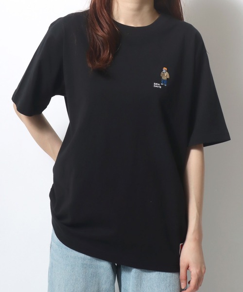 BEN DAVIS(ベンデイビス)の「BEN DAVIS/ベンデイビス ゴリラワンポイント刺繍 バックプリント 半袖Tシャツ レディース メンズ(Tシャツ/カットソー・レディース・カーキ/ブラック/ホワイト/ラベンダー・M/L/LL)」の19枚目の写真