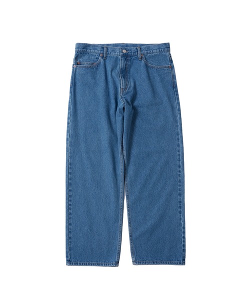 WHO'S WHO gallery（フーズフーギャラリー）の「【KOOKY'N/クーキー】スタンダードワイドデニム（デニムパンツ・メンズ・ブラック/インディゴブルー/サックスブルー・FREE）」の15枚目の写真