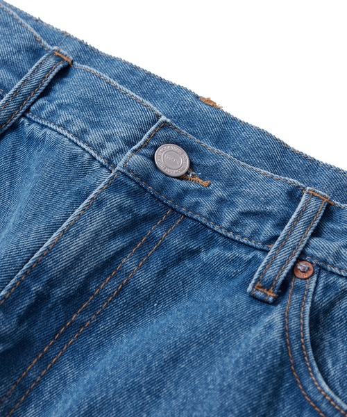 WHO'S WHO gallery（フーズフーギャラリー）の「【KOOKY'N/クーキー】スタンダードワイドデニム（デニムパンツ・メンズ・ブラック/インディゴブルー/サックスブルー・FREE）」の18枚目の写真