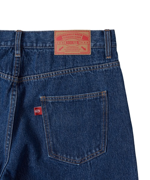 WHO'S WHO gallery（フーズフーギャラリー）の「【KOOKY'N/クーキー】スタンダードワイドデニム（デニムパンツ・メンズ・ブラック/インディゴブルー/サックスブルー・FREE）」の22枚目の写真