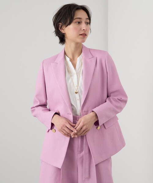 ANAYI（アナイ）の「リネンブライトクロスダブルジャケット