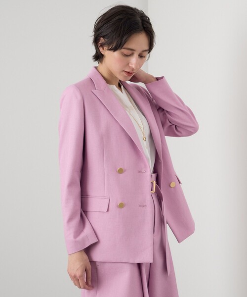 ANAYI（アナイ）の「リネンブライトクロスダブルジャケット