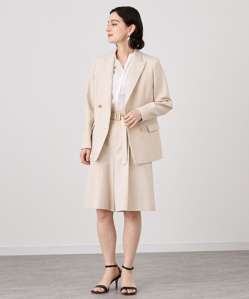 ANAYI（アナイ）の「リネンブライトクロスダブルジャケット