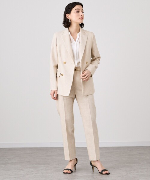 ANAYI（アナイ）の「リネンブライトクロスダブルジャケット