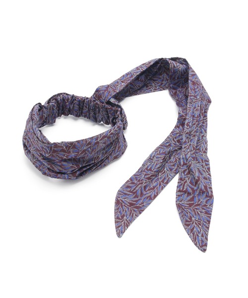 SALON adam et rope'（サロン アダム エ ロペ）の「【LIBERTY】リバティプリントターバンヘアバンド（ヘアバンド・レディース・ブラック/ブラウン/ピンク・FREE）」の7枚目の写真