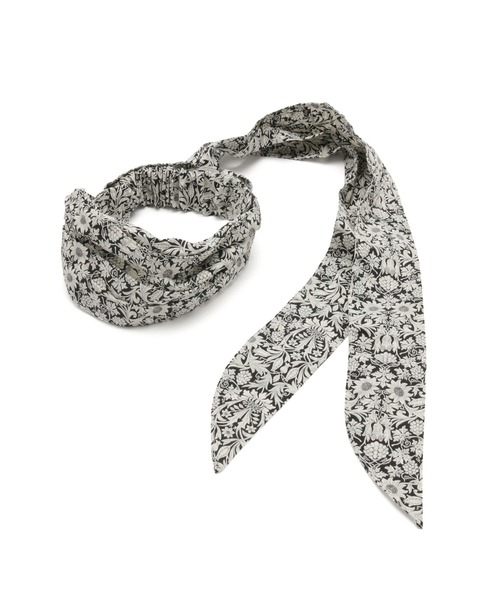 SALON adam et rope'（サロン アダム エ ロペ）の「【LIBERTY】リバティプリントターバンヘアバンド（ヘアバンド・レディース・ブラック/ブラウン/ピンク・FREE）」の9枚目の写真