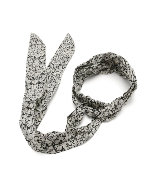 SALON adam et rope'（サロン アダム エ ロペ）の「【LIBERTY】リバティプリントターバンヘアバンド（ヘアバンド・レディース・ブラック/ブラウン/ピンク・FREE）」の10枚目の写真