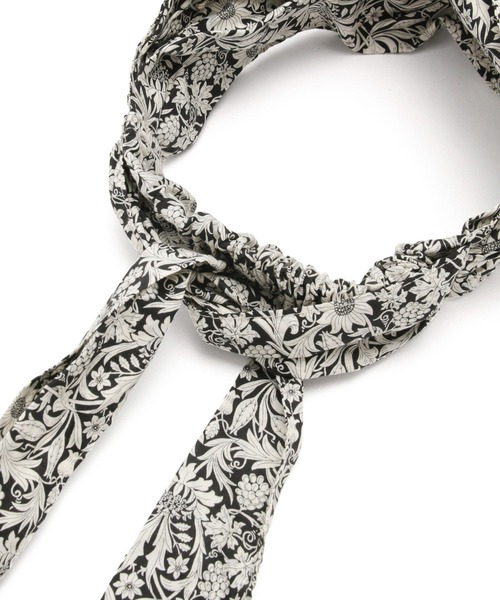 SALON adam et rope'（サロン アダム エ ロペ）の「【LIBERTY】リバティプリントターバンヘアバンド（ヘアバンド・レディース・ブラック/ブラウン/ピンク・FREE）」の11枚目の写真