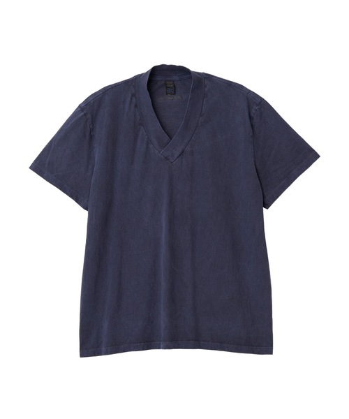 和ROBE(ワローブ)の「GOOD ON 別注 / JUBAN TEE ( PIGMENT DYE )(Tシャツ/カットソー・メンズ・グリーン/ネイビー/チャコール/ボルドー/カーキ・4/2/3)」の11枚目の写真