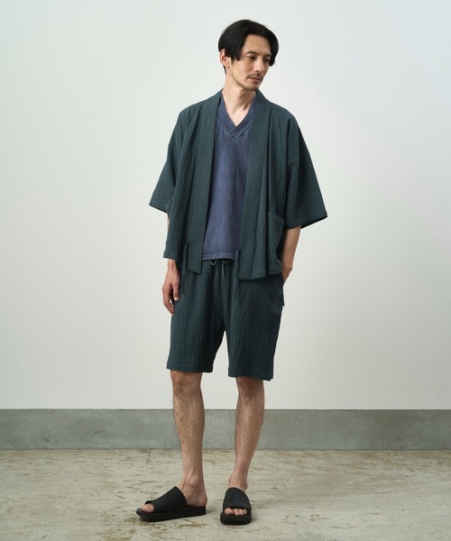 和ROBE(ワローブ)の「GOOD ON 別注 / JUBAN TEE ( PIGMENT DYE )(Tシャツ/カットソー・メンズ・グリーン/ネイビー/チャコール/ボルドー/カーキ・4/2/3)」の18枚目の写真