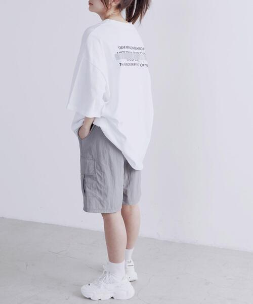 Figments（フィグメンツ）の「ナイロンカーゴショートパンツ（カーゴパンツ・レディース・ブラック/グレー・FREE）」の21枚目の写真