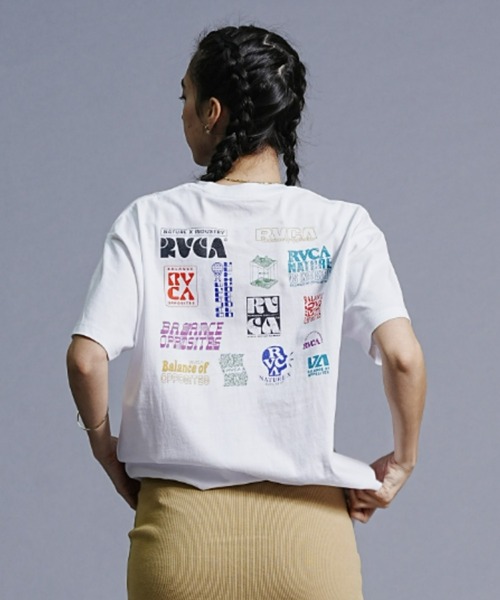 RVCA(ルーカ)の「【ムラサキスポーツ別注】RVCA/ルーカ ルーズシルエット/バックプリントTシャツ BD043-P27(Tシャツ/カットソー・レディース・ブラック/スミクロ/ホワイト・M/S/L)」の2枚目の写真