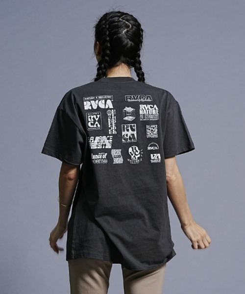 RVCA(ルーカ)の「【ムラサキスポーツ別注】RVCA/ルーカ ルーズシルエット/バックプリントTシャツ BD043-P27(Tシャツ/カットソー・レディース・ブラック/スミクロ/ホワイト・M/S/L)」の1枚目の写真