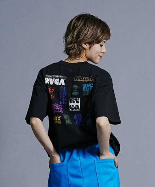 RVCA(ルーカ)の「【ムラサキスポーツ別注】RVCA/ルーカ ルーズシルエット/バックプリントTシャツ BD043-P27(Tシャツ/カットソー・レディース・ブラック/スミクロ/ホワイト・M/S/L)」の3枚目の写真