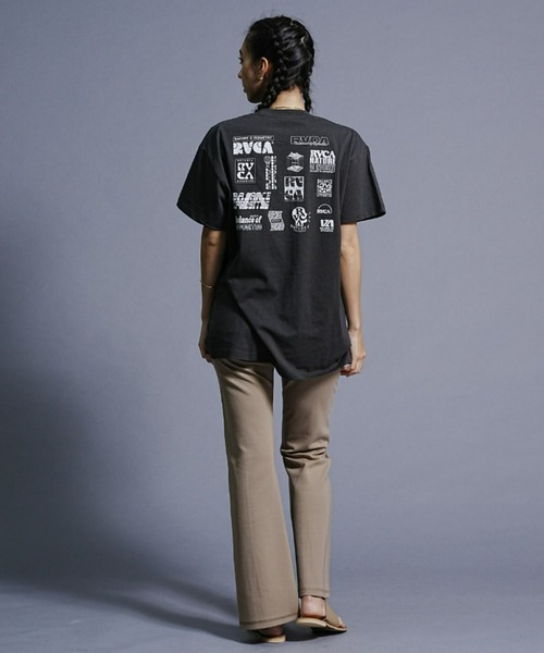 RVCA(ルーカ)の「【ムラサキスポーツ別注】RVCA/ルーカ ルーズシルエット/バックプリントTシャツ BD043-P27(Tシャツ/カットソー・レディース・ブラック/スミクロ/ホワイト・M/S/L)」の12枚目の写真