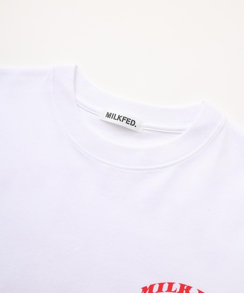 MILKFED.(ミルクフェド)の「RETRO CHERRY WIDE S/S TEE(Tシャツ/カットソー・レディース・ホワイト/ブラック/オフホワイト/グリーン・ONE SIZE)」の10枚目の写真