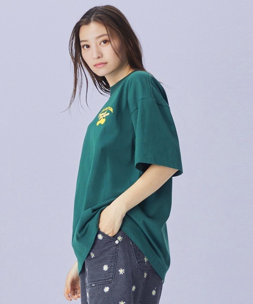 MILKFED.(ミルクフェド)の「RETRO CHERRY WIDE S/S TEE(Tシャツ/カットソー・レディース・ホワイト/ブラック/オフホワイト/グリーン・ONE SIZE)」の18枚目の写真