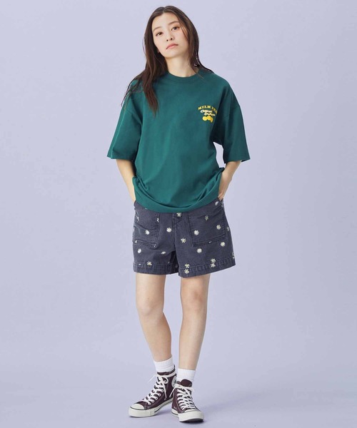 MILKFED.(ミルクフェド)の「RETRO CHERRY WIDE S/S TEE(Tシャツ/カットソー・レディース・ホワイト/ブラック/オフホワイト/グリーン・ONE SIZE)」の20枚目の写真
