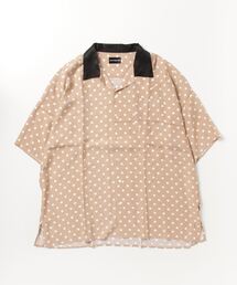 COTTON PAN 有刺鉄線柄 レーヨン半袖シャツ サイズ2（M）コットンパン cotton pan（コットンパン）の「COTTON PAN/コットンパン DOT
