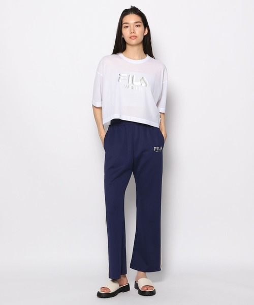 FILA(フィラ)★LADYS_エッセンシャルストレートパンツ_3色 楽天市場】フィラ ジャージ レディース パンツ 【 FILA