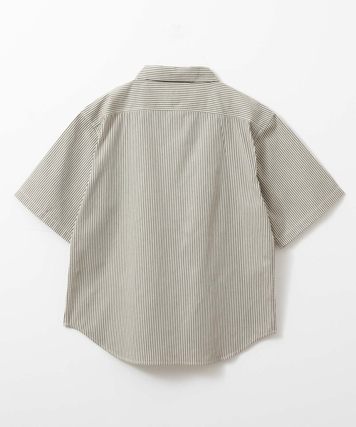 Dickies（ディッキーズ）の「Dickies ディッキーズ [大きいサイズ] 五分袖ワークシャツ キングサイズ（シャツ/ブラウス・メンズ・アイボリー/ネイビー・3L/4L）」の4枚目の写真
