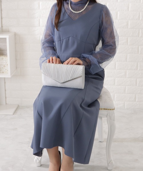 Lace Ladies（レースレディース）の「2WAYストラップ付きプリーツコンパクトバッグ（クラッチバッグ・レディース・グレー/ベージュ/ブラック/アイボリー・FREE）」の13枚目の写真
