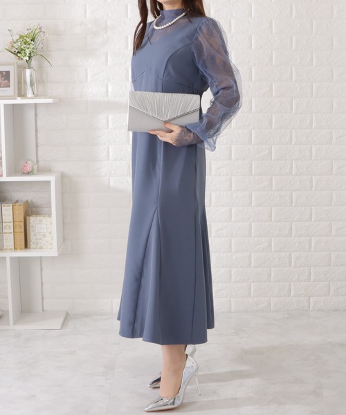 Lace Ladies（レースレディース）の「2WAYストラップ付きプリーツコンパクトバッグ（クラッチバッグ・レディース・グレー/ベージュ/ブラック/アイボリー・FREE）」の12枚目の写真
