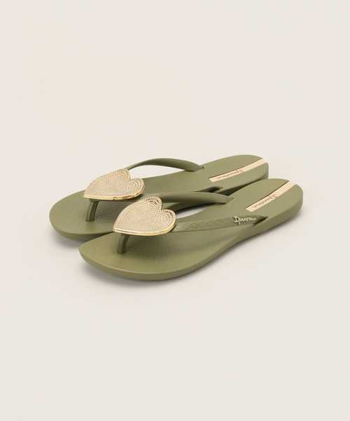 La TOTALITE（ラトータリテ）の「【IPANEMA/イパネマ】ハートビーチサンダル（サンダル・レディース・ベージュ/カーキ・36/37）」の7枚目の写真