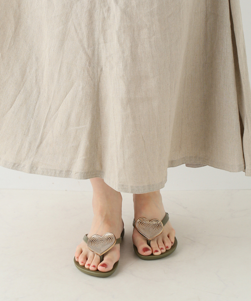 La TOTALITE（ラトータリテ）の「【IPANEMA/イパネマ】ハートビーチサンダル（サンダル・レディース・ベージュ/カーキ・36/37）」の22枚目の写真