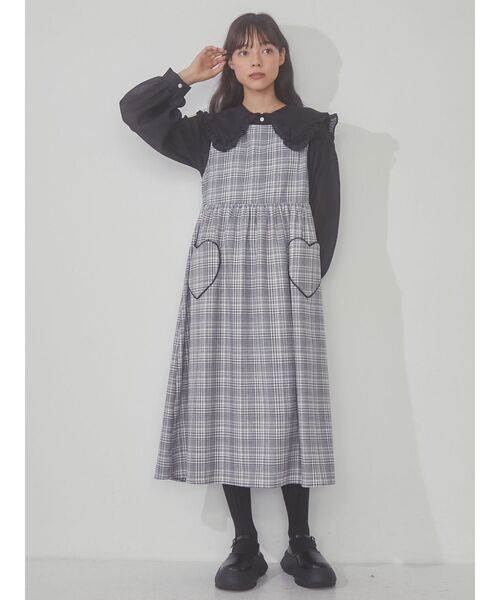 merry jenny(メリージェニー)の「シアーフリルカラーブラウス(シャツ/ブラウス・レディース・オフホワイト/ライトブルー/ブラック・FREE)」の8枚目の写真