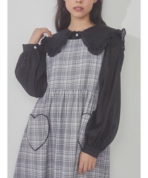 merry jenny | シアーフリルカラーブラウス(シャツ/ブラウス)