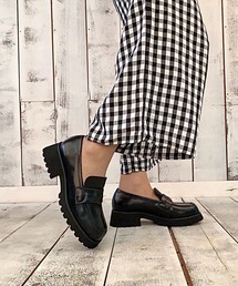 ジェフリーキャンベル　エナメルジップアップローファー サイズ38（約24cm） 厚底ローファー ALL BLACK│Jeffrey Campbell OFFICIAL ONLINE