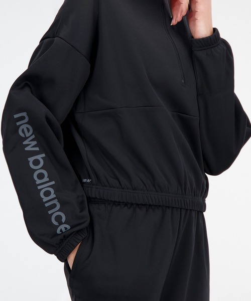 NEW BALANCE(ニューバランス)の「Relentless フリースクォータージップトップ(その他トップス・レディース・ブラック/オフホワイト・X-LARGE/SMALL/MEDIUM/LARGE)」の10枚目の写真