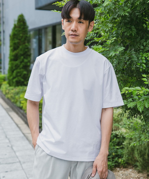 URBAN RESEARCH DOORS（アーバンリサーチドアーズ）の「『吸水速乾』セオアルファショートスリーブTシャツ（Tシャツ/カットソー・メンズ・ホワイト/ライトグレー/チャコールグレー/ブルー・MEDIUM/LARGE）」の6枚目の写真
