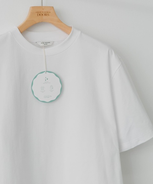 URBAN RESEARCH DOORS（アーバンリサーチドアーズ）の「『吸水速乾』セオアルファショートスリーブTシャツ（Tシャツ/カットソー・メンズ・ホワイト/ライトグレー/チャコールグレー/ブルー・MEDIUM/LARGE）」の9枚目の写真