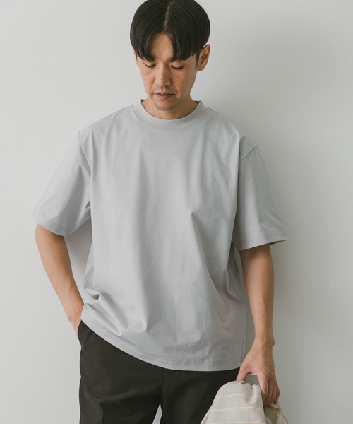 URBAN RESEARCH DOORS（アーバンリサーチドアーズ）の「『吸水速乾』セオアルファショートスリーブTシャツ（Tシャツ/カットソー・メンズ・ホワイト/ライトグレー/チャコールグレー/ブルー・MEDIUM/LARGE）」の13枚目の写真
