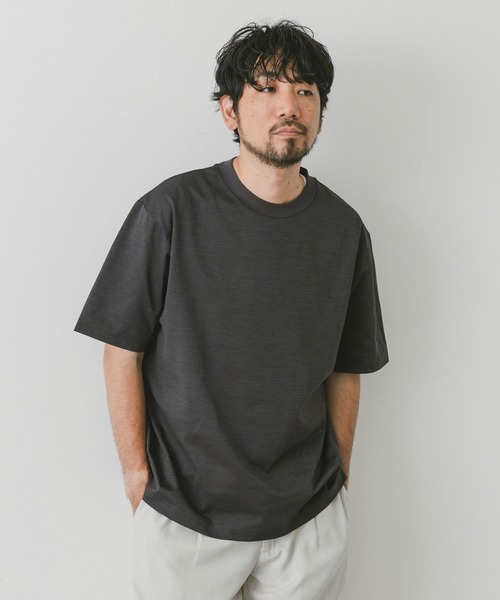 URBAN RESEARCH DOORS（アーバンリサーチドアーズ）の「『吸水速乾』セオアルファショートスリーブTシャツ（Tシャツ/カットソー・メンズ・ホワイト/ライトグレー/チャコールグレー/ブルー・MEDIUM/LARGE）」の17枚目の写真