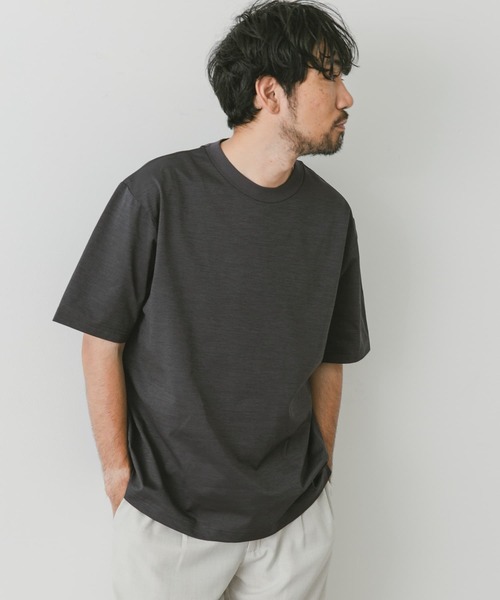 URBAN RESEARCH DOORS（アーバンリサーチドアーズ）の「『吸水速乾』セオアルファショートスリーブTシャツ（Tシャツ/カットソー・メンズ・ホワイト/ライトグレー/チャコールグレー/ブルー・MEDIUM/LARGE）」の18枚目の写真