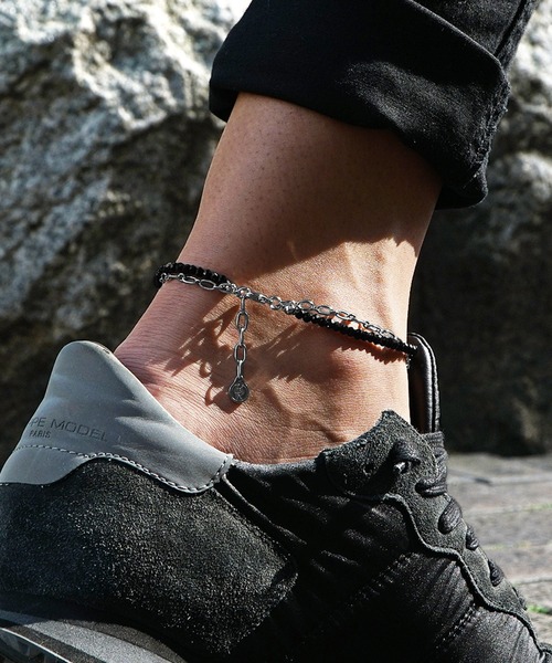 アンクレット un FUNALIVE アンクレット ステンレスデザインチェーンアンクレット