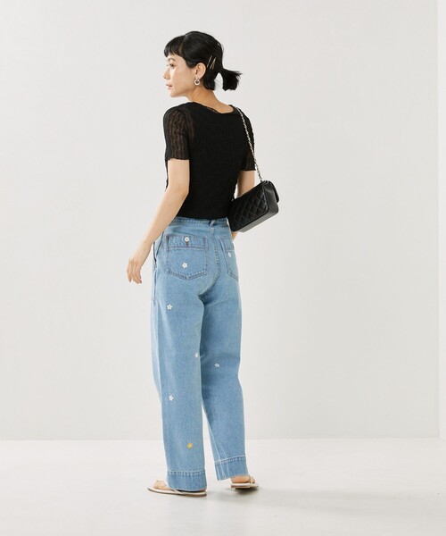 FREAK'S STORE（フリークスストア）の「半袖カットソー（Tシャツ/カットソー・レディース・ブラック・ﾌﾘ-）」の7枚目の写真