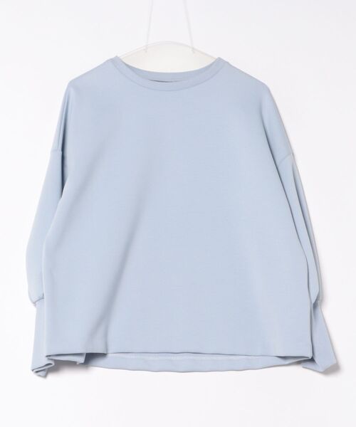 Doux archives(ドゥアルシーヴ)の「袖ボリュームプルオーバー(Tシャツ/カットソー・レディース・ネイビー/グレイッシュベージュ/オフホワイト/チャコールグレー/サックスブルー・FREE)」の5枚目の写真