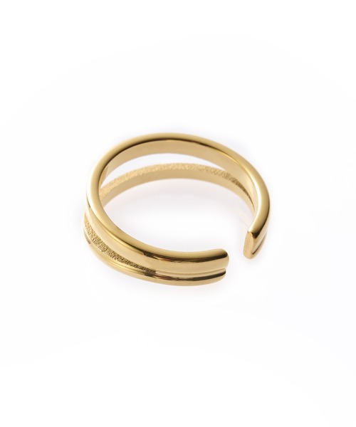 CENE（セネ）の「【CENE】セネ/ダブルラインリング（リング・レディース・ゴールド・#13/#9/#11/#15/#7）」の8枚目の写真
