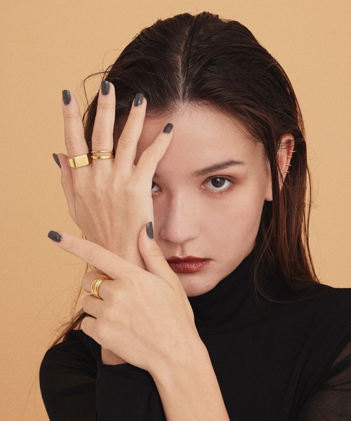 CENE（セネ）の「【CENE】セネ/ダブルラインリング（リング・レディース・ゴールド・#13/#9/#11/#15/#7）」の21枚目の写真