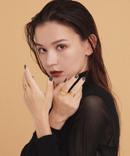 CENE（セネ）の「【CENE】セネ/ダブルラインリング（リング・レディース・ゴールド・#13/#9/#11/#15/#7）」の22枚目の写真