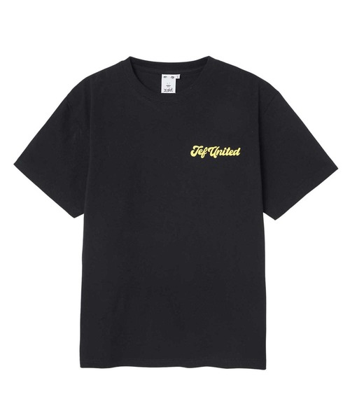 X-girl（エックスガール）の「WEリーグ|JEF ICL OVAL LOGO S/S TEE/ジェフユナイテッド市原・千葉レディースJEF UNITED/Tシャツ（スポーツグッズ・レディース・イエロー/ブラック/ホワイト・MEDIUM/X-LARGE/LARGE）」の21枚目の写真