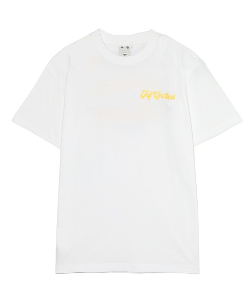 X-girl（エックスガール）の「WEリーグ|JEF ICL OVAL LOGO S/S TEE/ジェフユナイテッド市原・千葉レディースJEF UNITED/Tシャツ（スポーツグッズ・レディース・イエロー/ブラック/ホワイト・MEDIUM/X-LARGE/LARGE）」の11枚目の写真